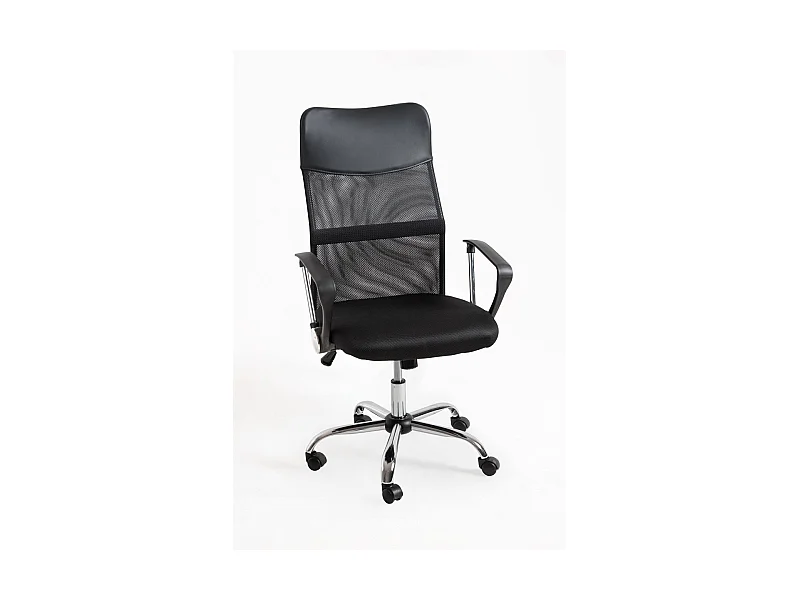 Silla de Oficina Negra Bakus - Máxima Ergonomía - Ideal para Escritorio y Gaming