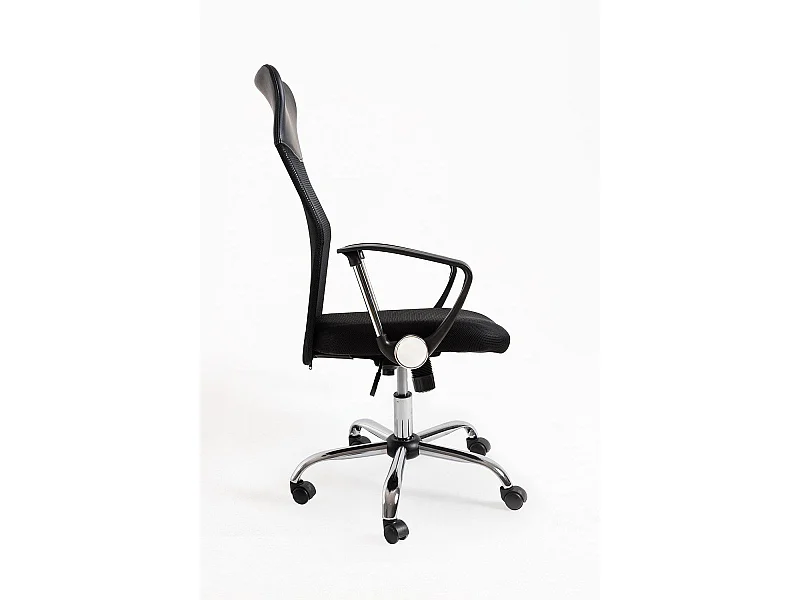 Silla de Oficina Negra Bakus - Máxima Ergonomía - Ideal para Escritorio y Gaming