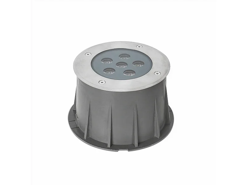 Forlight -  Bodeneinbauleuchten IP65-IP67 Ringo Ø155mm LED 10,1 Warmweiß - 3000K ON-OFF Edelstahl 1280,00