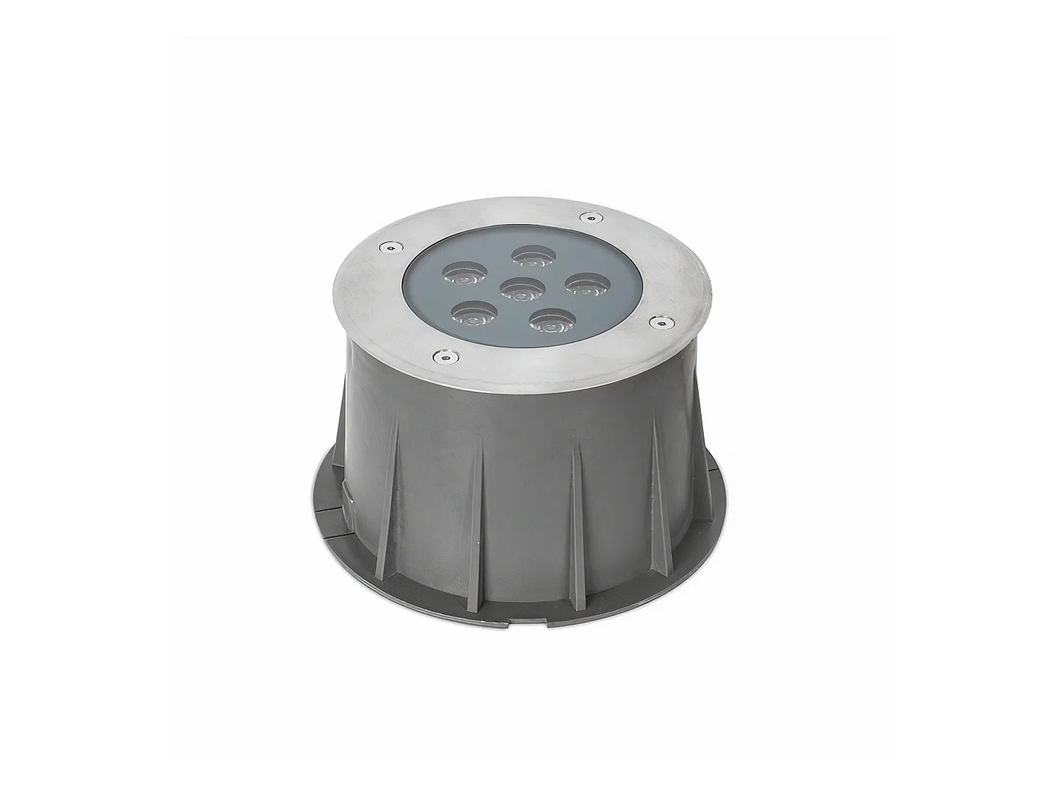 FORLIGHT Encastrés De Sol Ip65-Ip67 Ringo Ø155Mm Led 9.1W 3000K Acier Inoxydable 632Lm