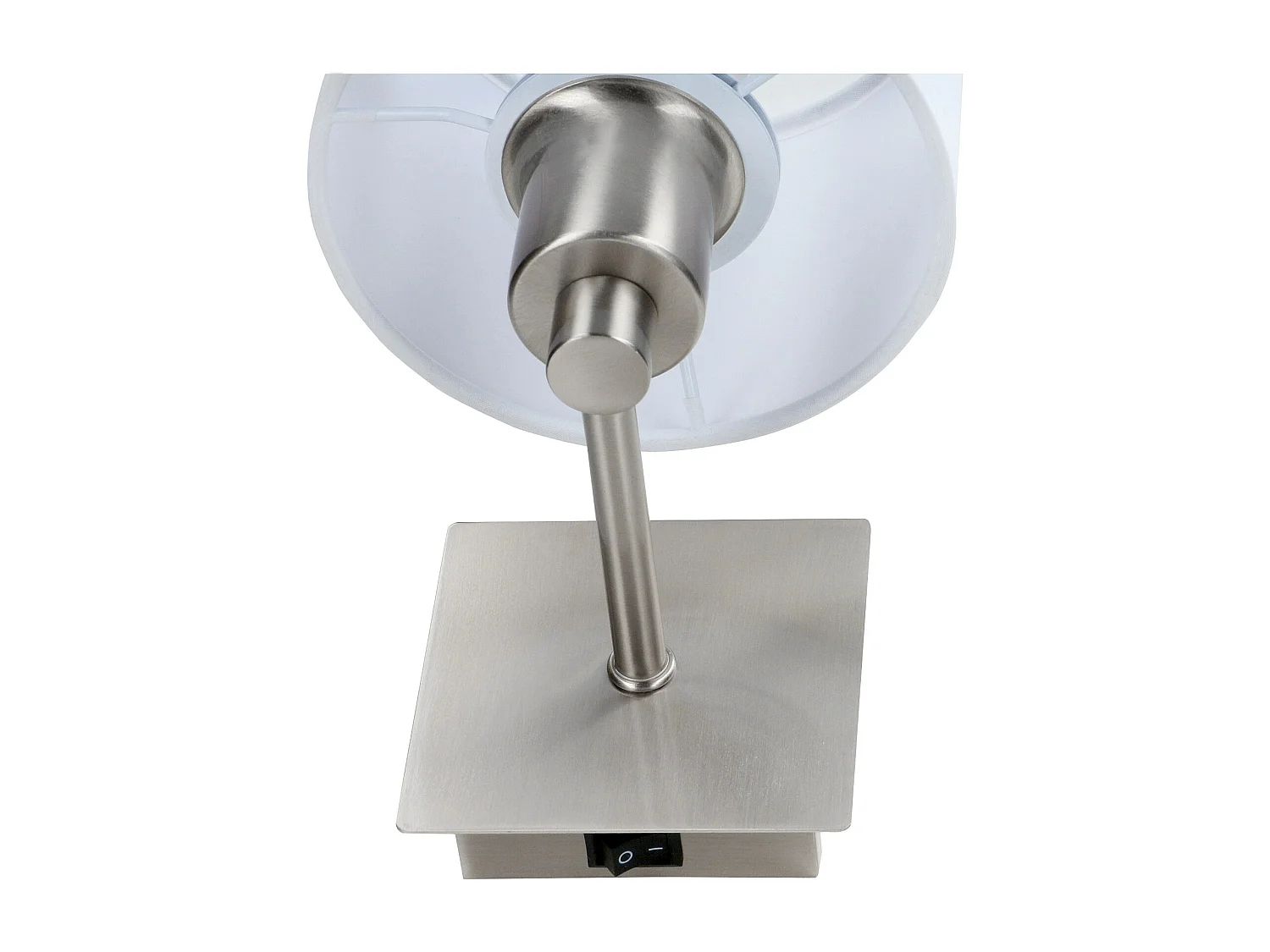 FORLIGHT Applique Ip20 Lyon E27 15W Nickel Satiné