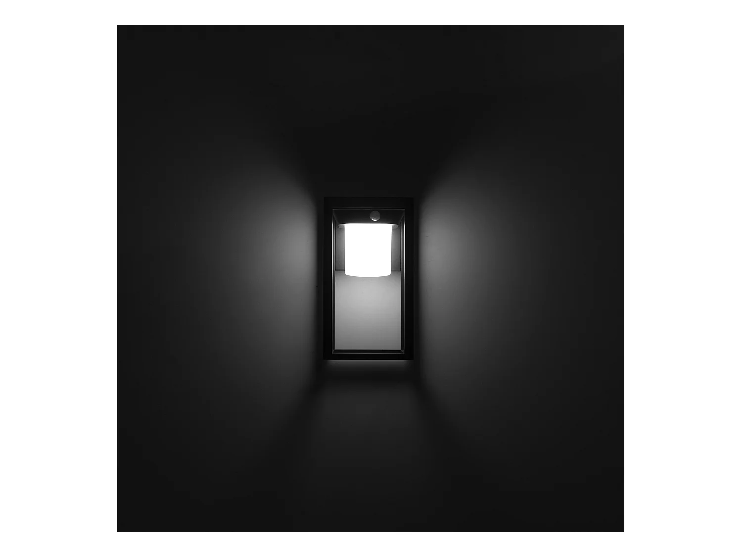 FORLIGHT Applique Extérieure Ip44 Bow Led 3W 3000K Gris Urbain 92Lm