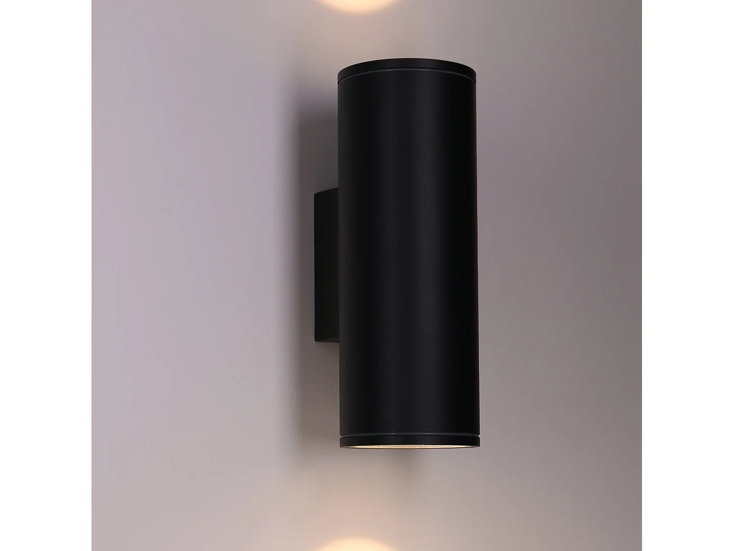 FORLIGHT Applique Extérieure Ip54 Orion Double Emission Led 11.3W 3000K Noir 1135Lm