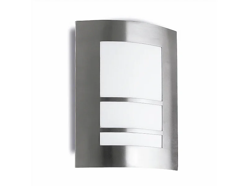 FORLIGHT Applique Extérieure Ip55 Siluet E27 15W Acier Inoxydable 1500Lm