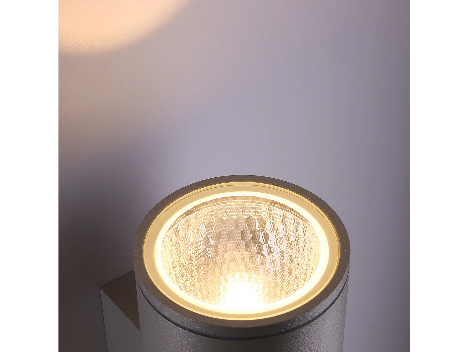 FORLIGHT Applique Extérieure Ip54 Orion Double Emission Led 11.3W 3000K Gris 1135Lm