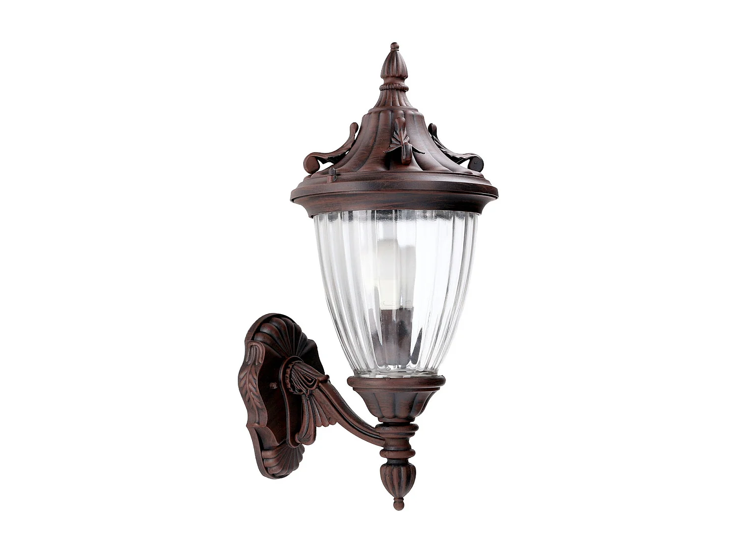 FORLIGHT Applique Extérieure Ip23 Adur E27 15W Marron Rouille 1340Lm
