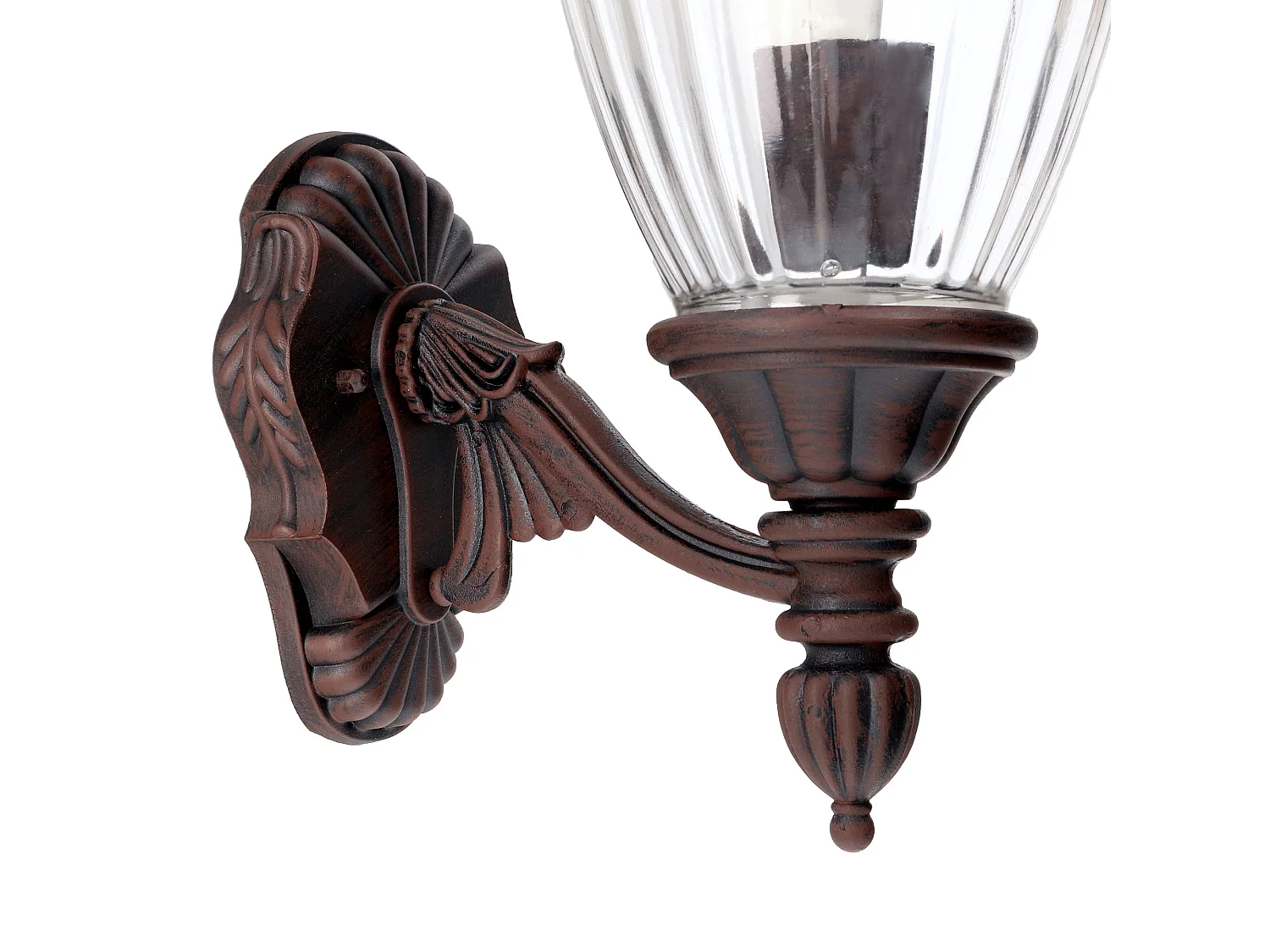 FORLIGHT Applique Extérieure Ip23 Adur E27 15W Marron Rouille 1340Lm