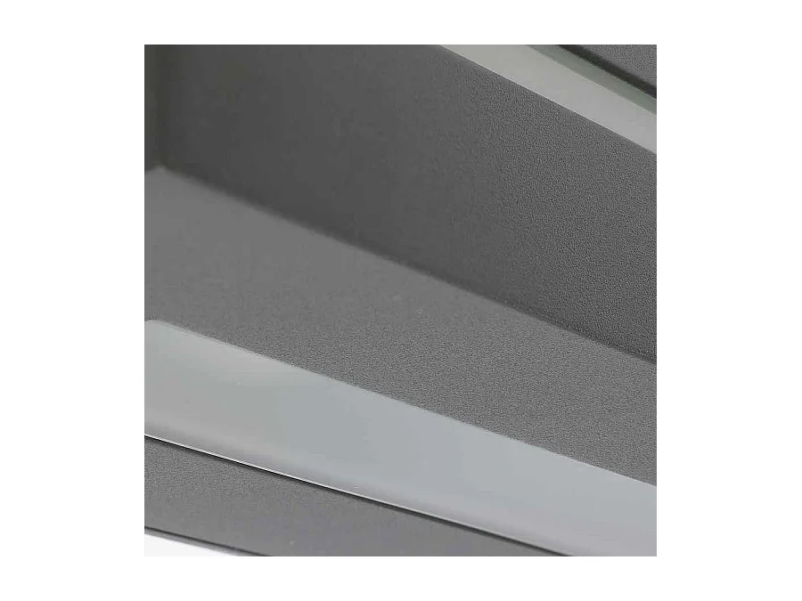 FORLIGHT Applique Extérieure Ip44 Alfil E27 15W Gris Urbain