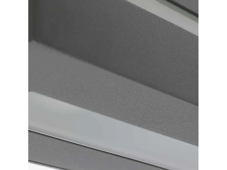 FORLIGHT Applique Extérieure Ip44 Alfil E27 15W Gris Urbain