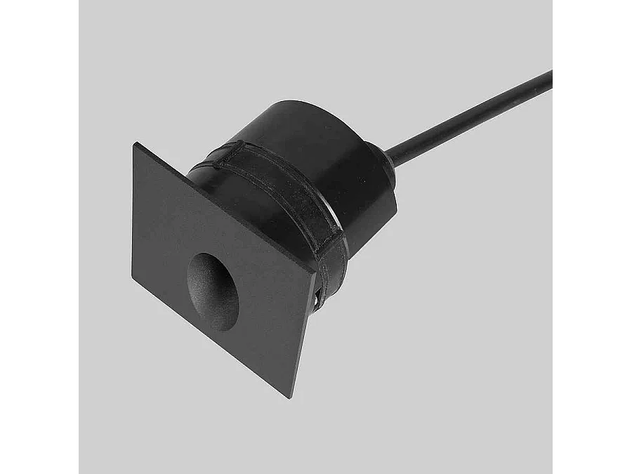 FORLIGHT Encastrés De Mur Ip65 Icon Square Led 2.2W 3000K Noir 61Lm