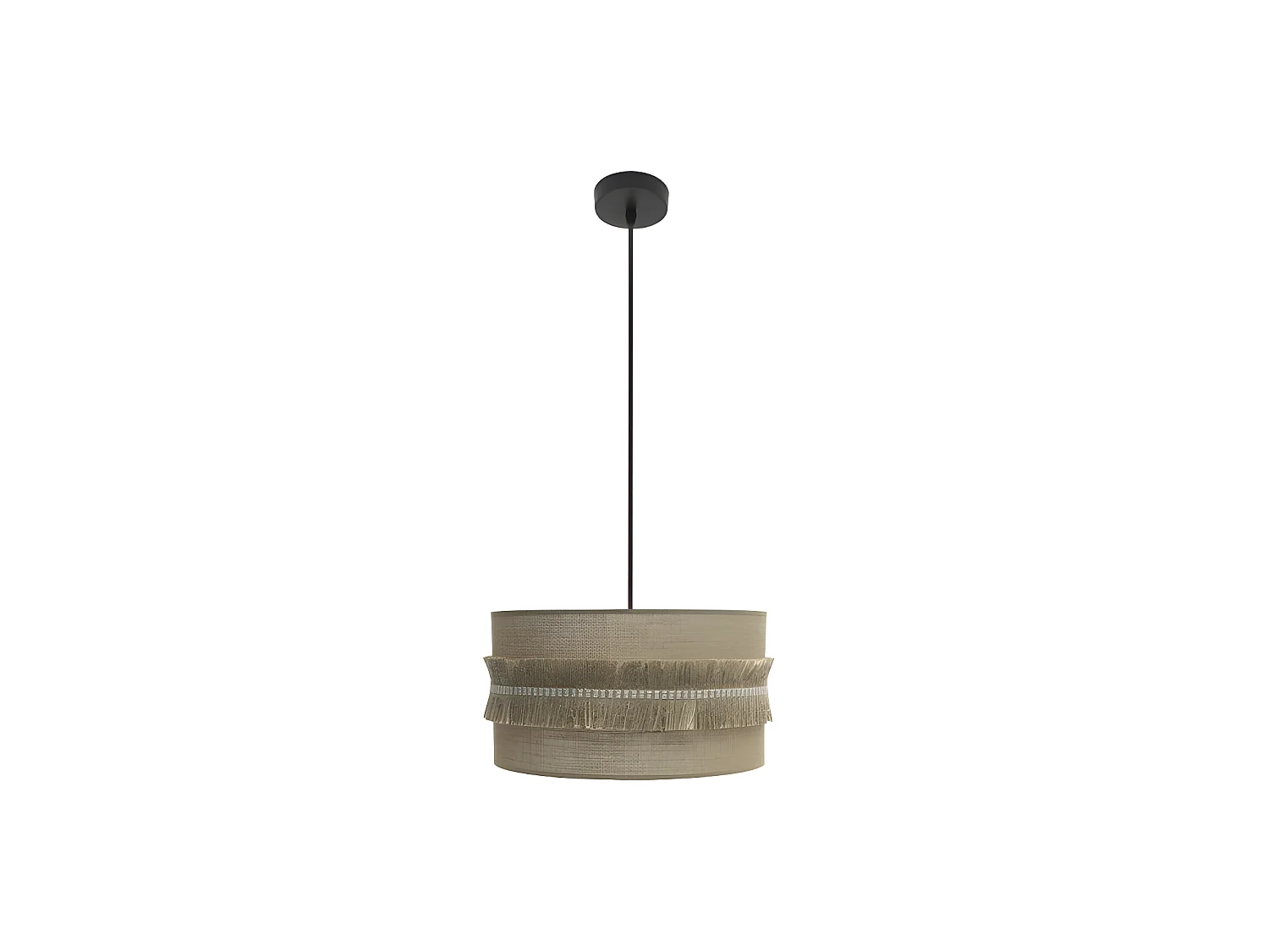 Suspension de plafond modèle KALA finition beige FABRILAMP