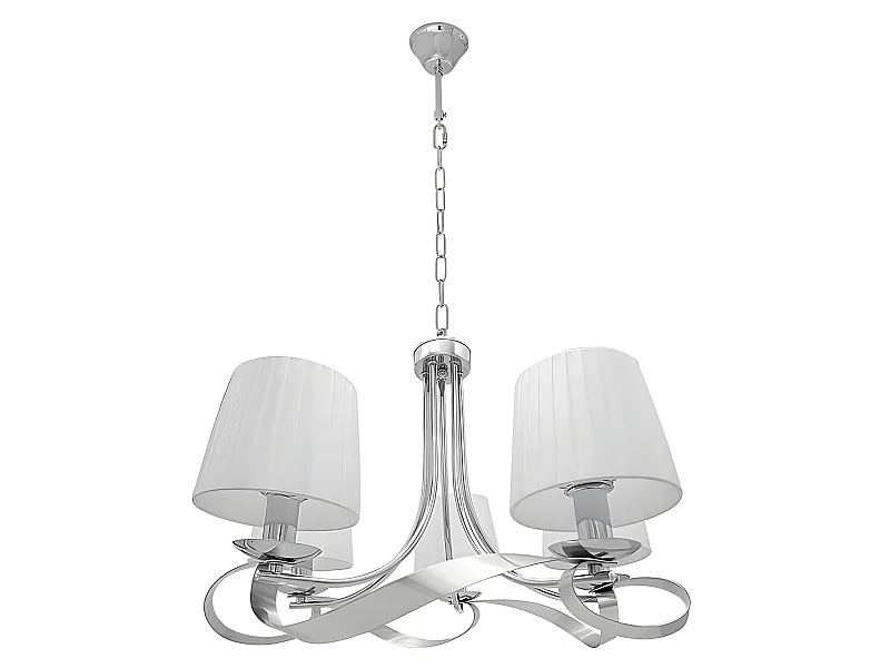 Plafondnier avec écran série Baeza de 5 lumières FABRILAMP