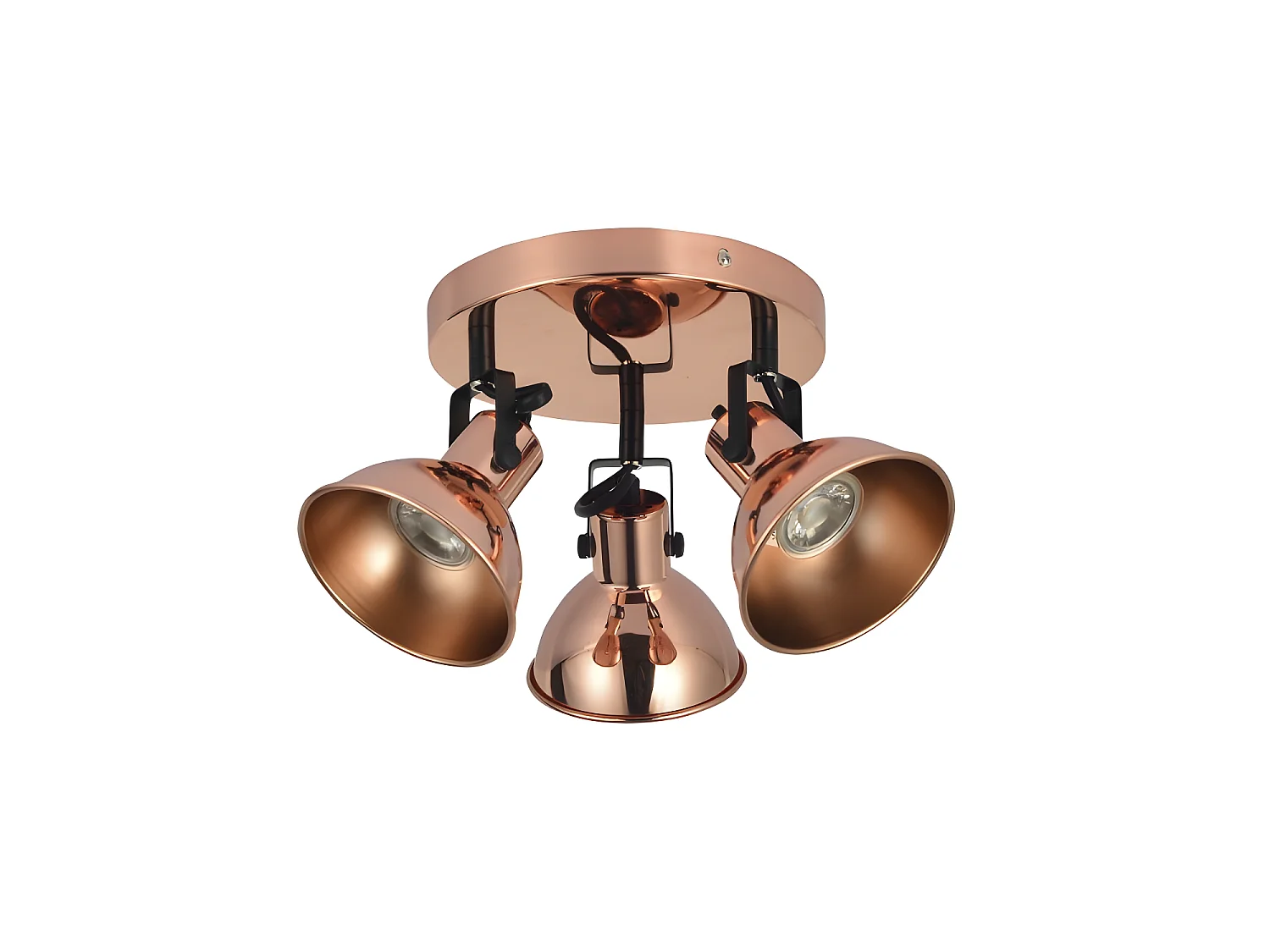 Lampara Plafon Arabia 3xgu10 Lampade in rame Non incluse FABRILAMP