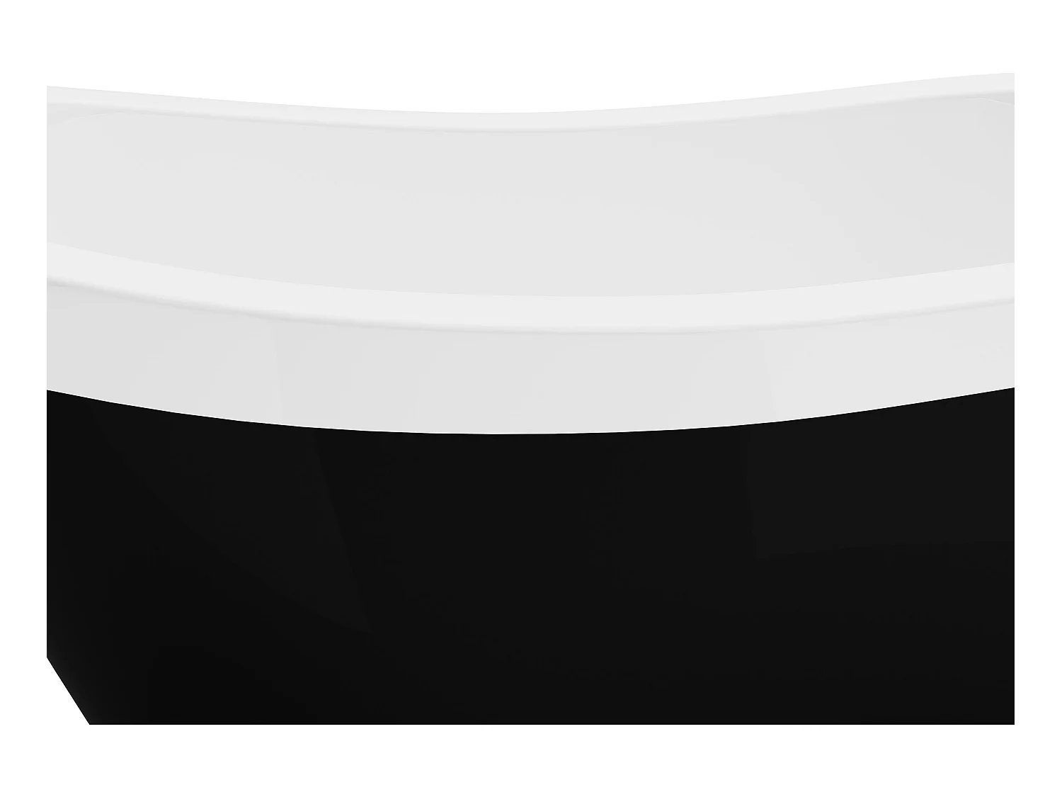 Baignoire îlot rétro avec pieds de lion argentés - 200 L - 145 x 74 x 77 cm - Noir mat - NISOS II