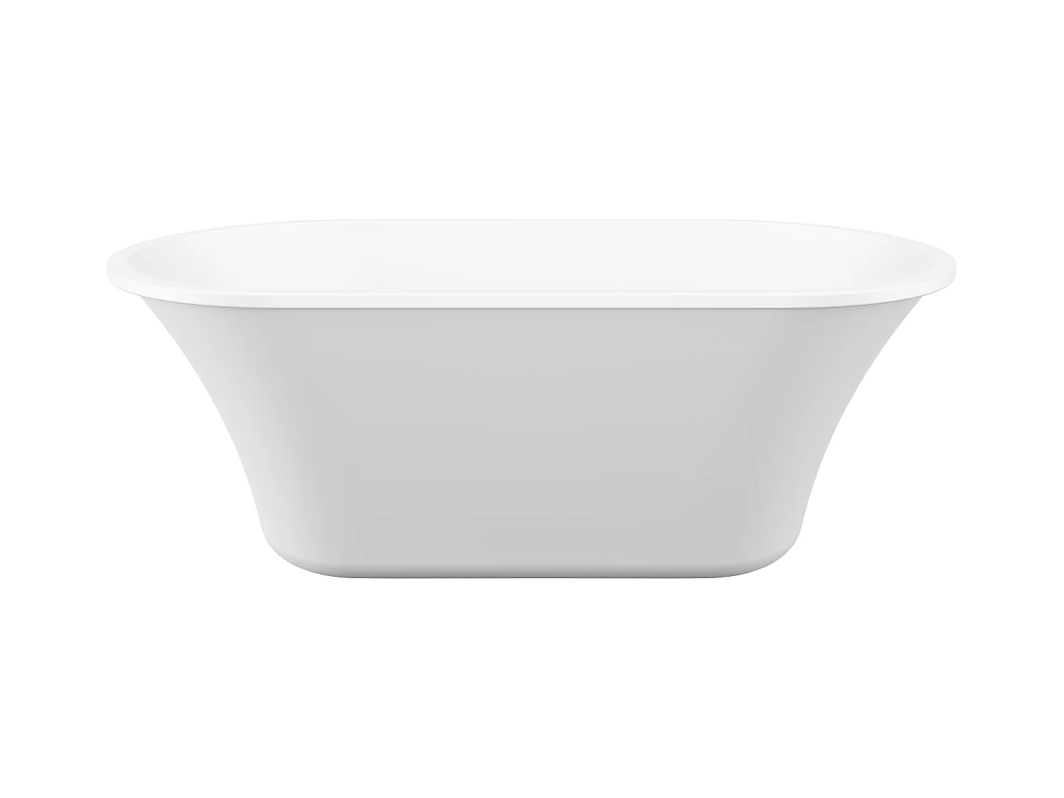 Freistehende Design-Badewanne - 193 L - 150 x 75 x 58 cm - Weiß - NOEMIE II
