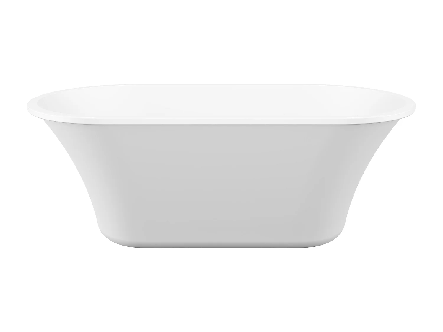 Baignoire îlot design - 193 L - 150 x 75 x 58 cm - Blanche - NOEMIE II