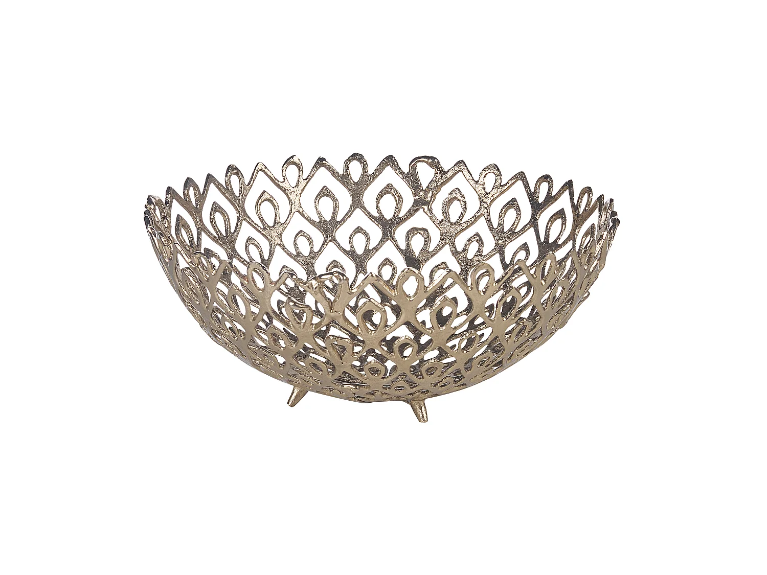 Set van 2 decoratieve schalen GROGOL Metaal Goud