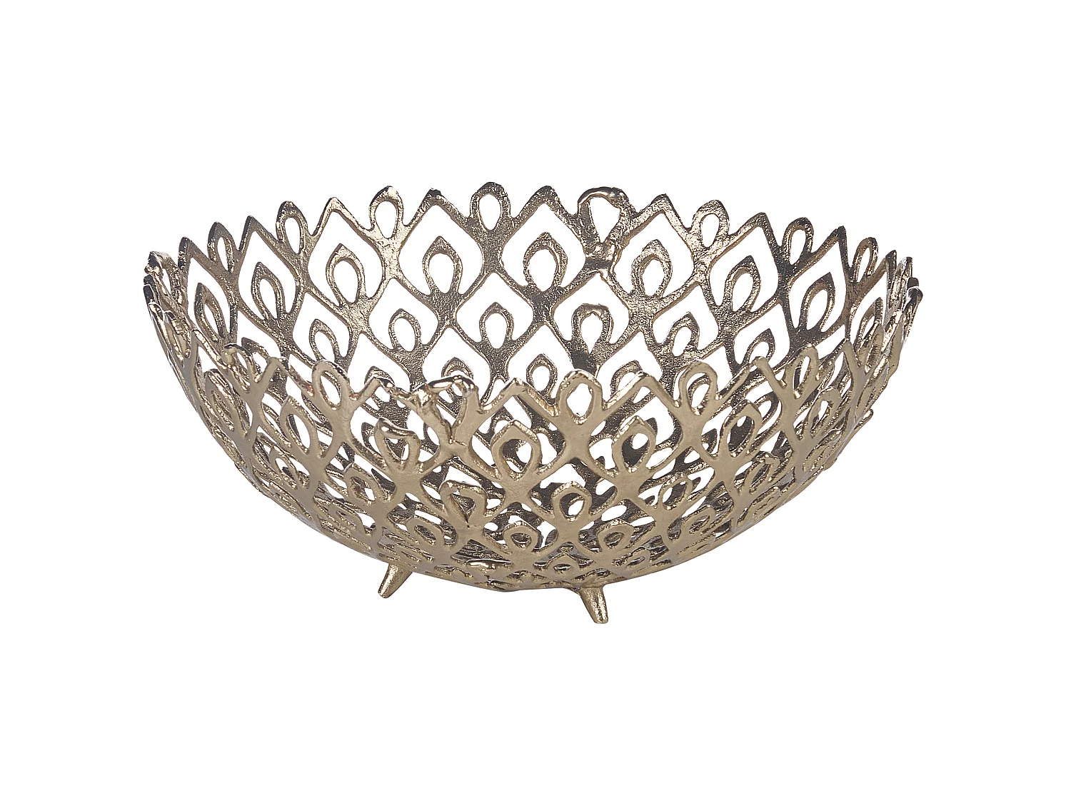 Set van 2 decoratieve schalen GROGOL Metaal Goud