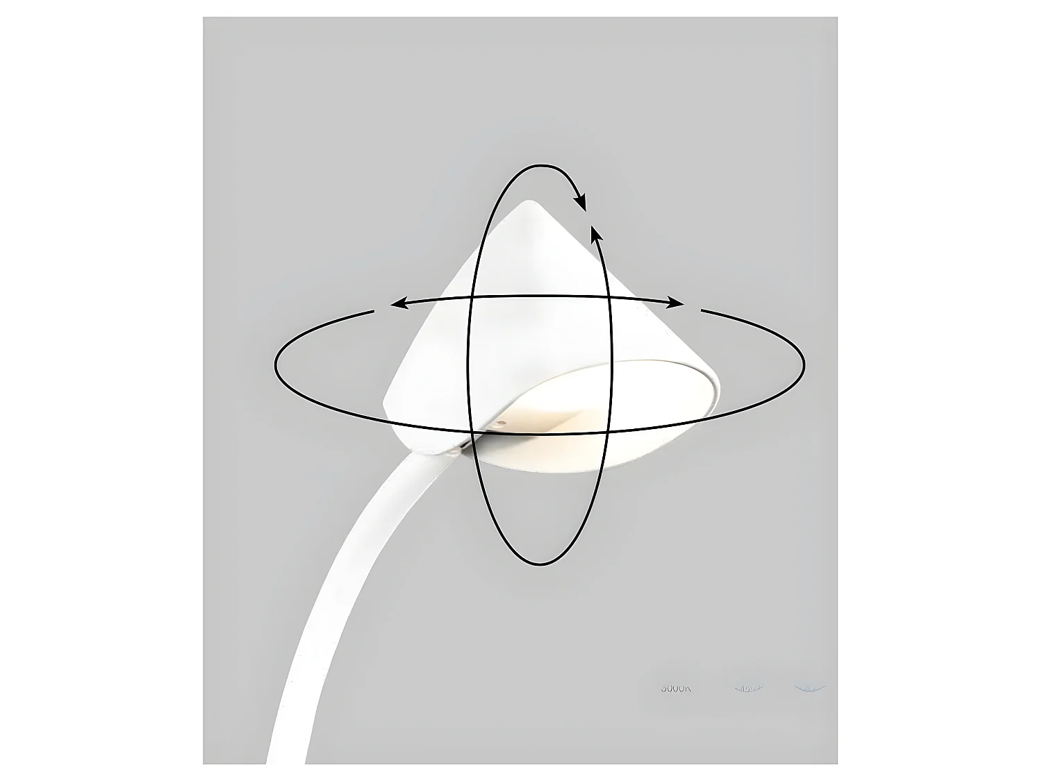 Plafondnier blanc modèle CAPPUCCINA led 30 w MANTRA