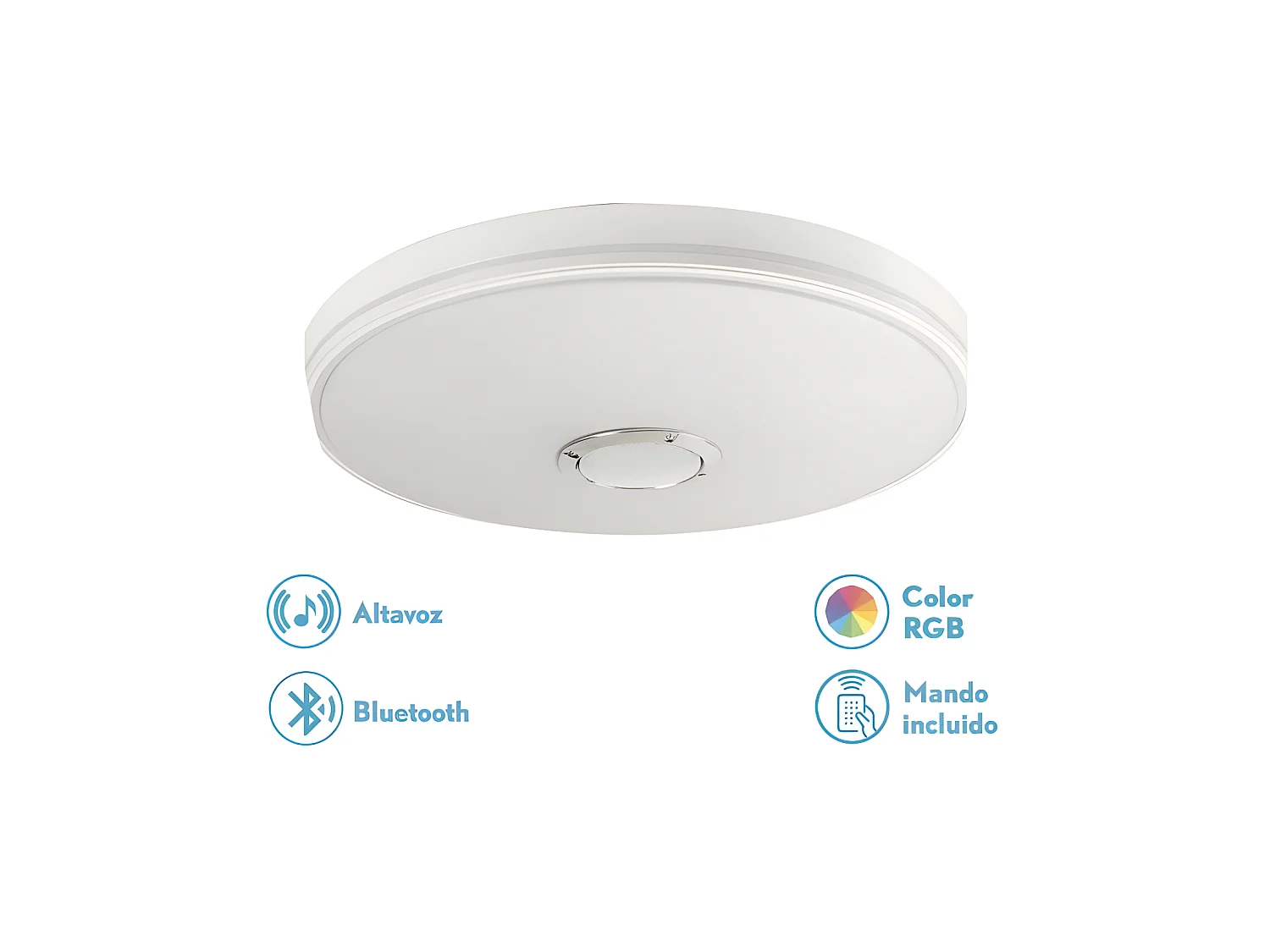 Plafon Led Dimable Ankara 72w Mas Rgb Y Conexion Bluetooth