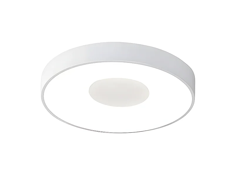 Plafondd LED 80w modèle COIN en blanc avec télécommande MANTRA