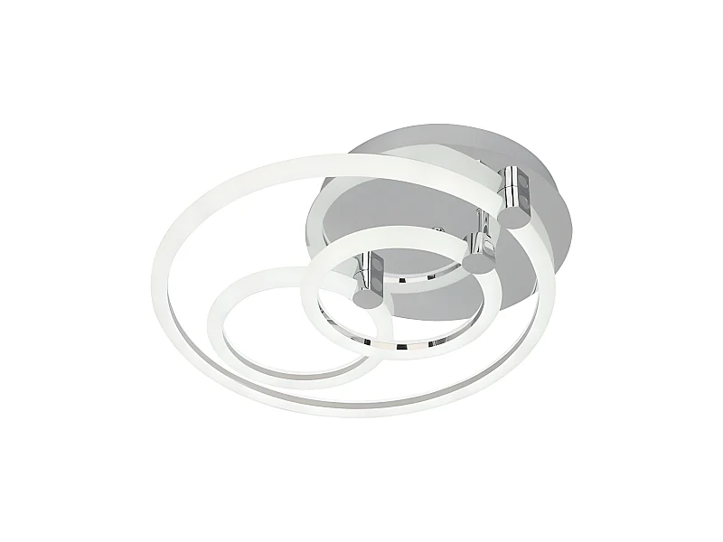 Lampara Plafon Regulable,con Memoria Y C. Remoto En Cromo Alya