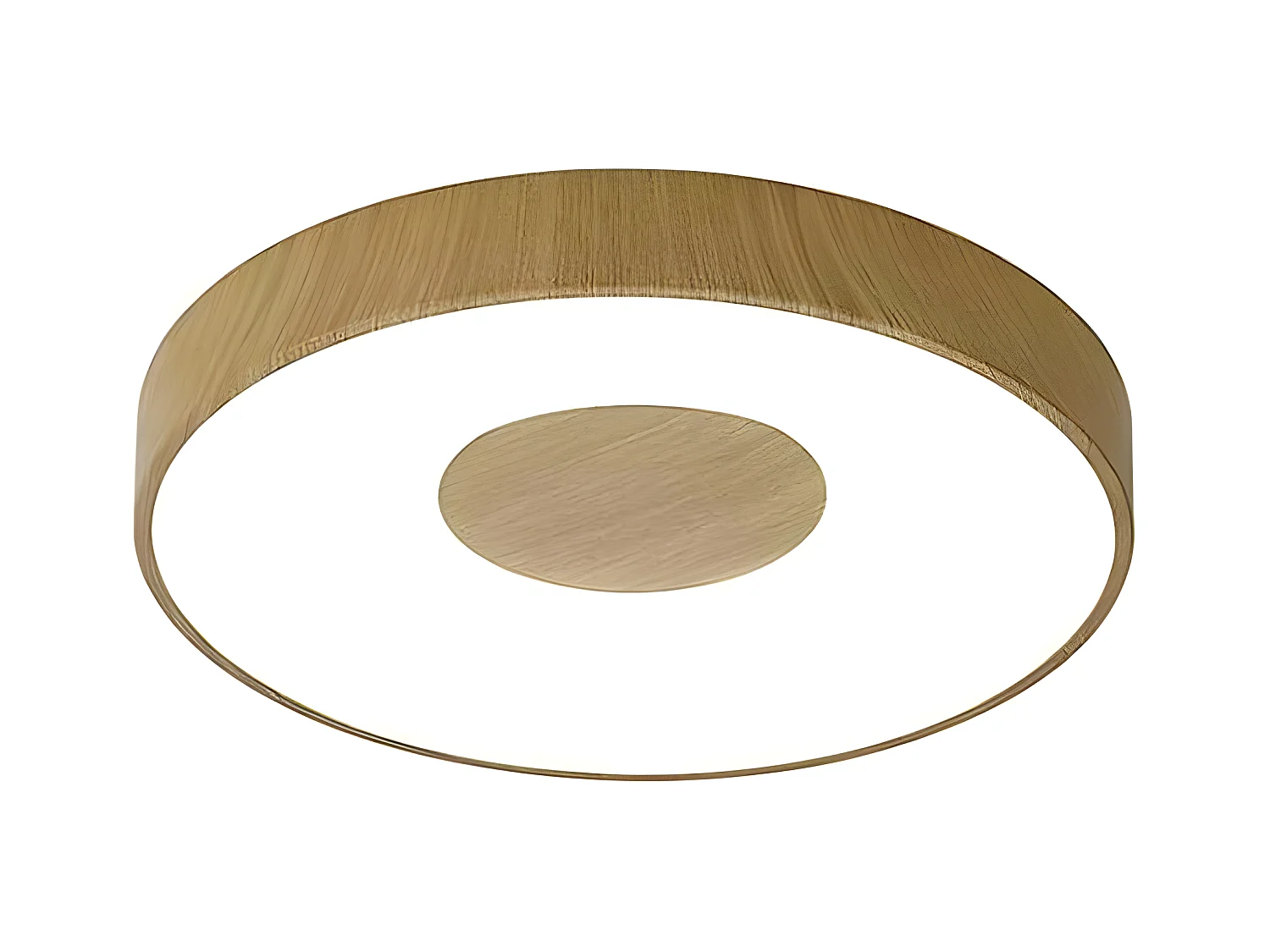Lampe led Plafond avec télécommande COIN en couleur bois MANTRA