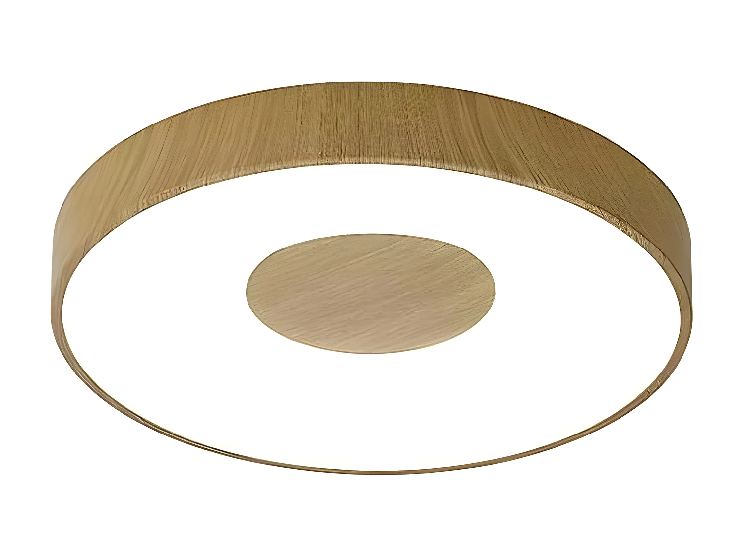 Lampe led Plafond avec télécommande COIN en couleur bois MANTRA
