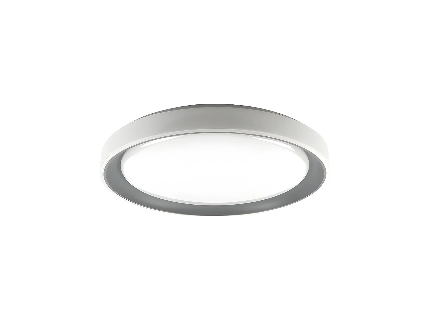 Plafond Luanda 72w 3000-4000-6000k Gris Rouge.7x49,5d 7200lm Reg.intens. C.remote C/mémoire