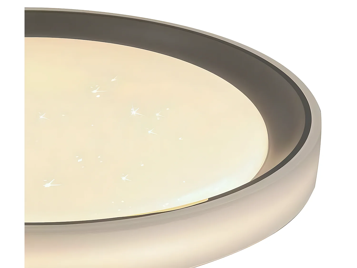 Plafond Luanda 72w 3000-4000-6000k Gris Rouge.7x49,5d 7200lm Reg.intens. C.remote C/mémoire