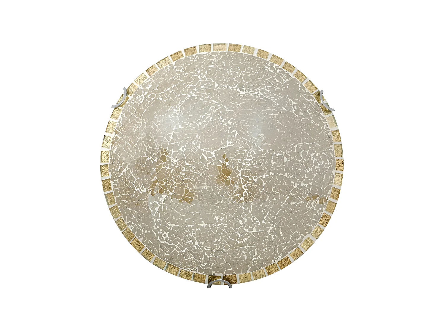 Plafondd Mosaïque couleur Or modèle Tenor 3luces FABRILAMP