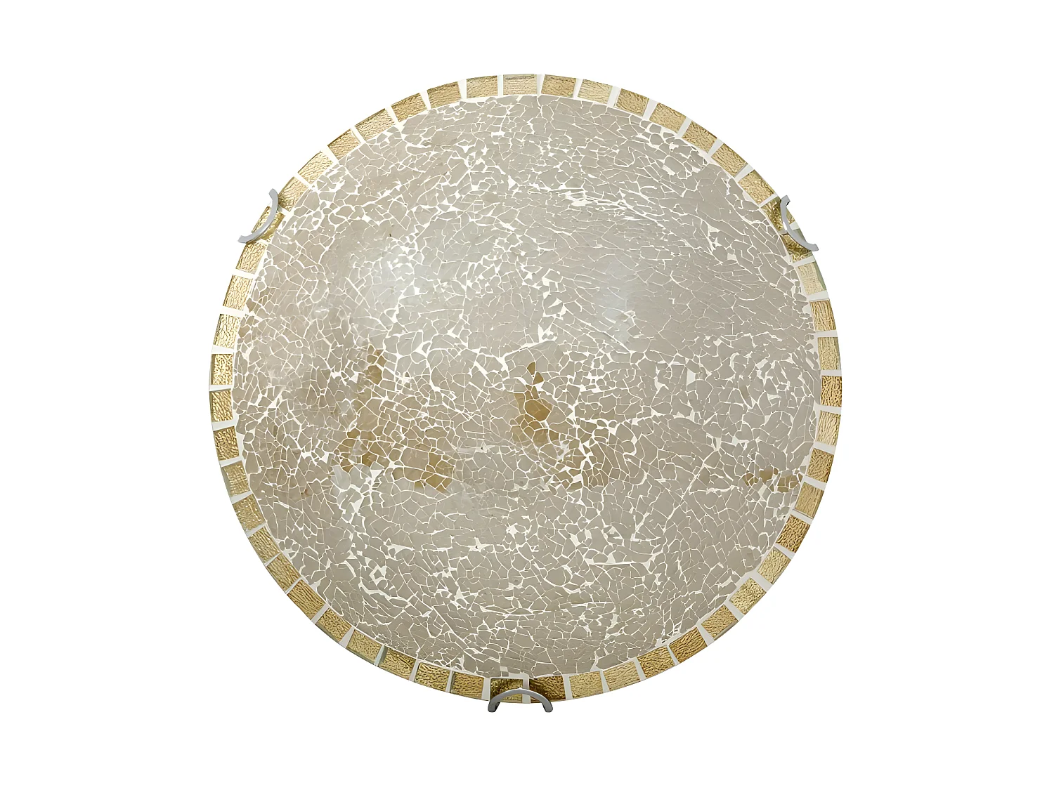 Soffitto Mosaico colore Oro modello Tenore 3luci FABRILAMP