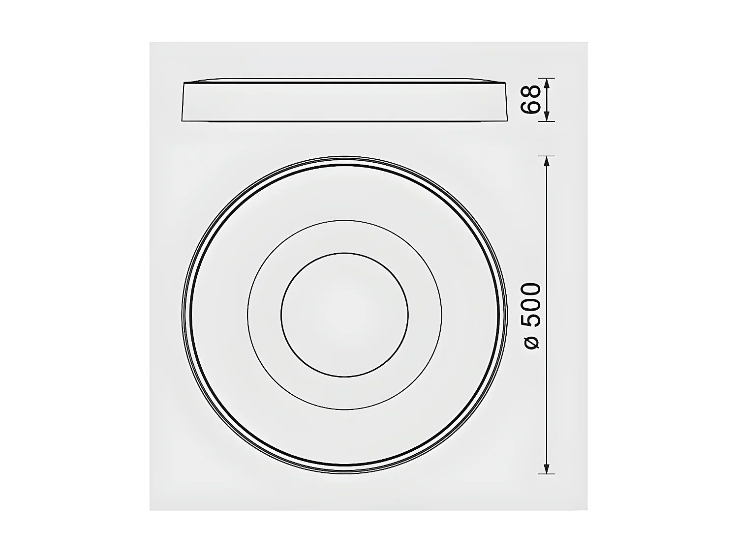 Plafondd LED moderne comprenant le modèle de télécommande COIN en bois MANTRA