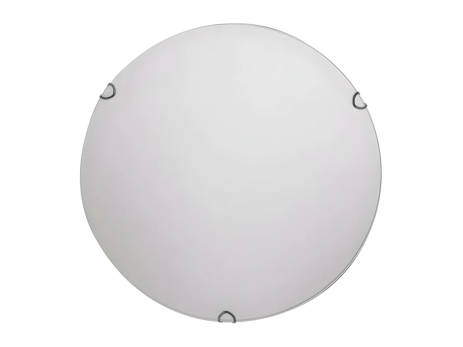 Plafondnier rond en verre modèle AVIS blanc FABRILAMP