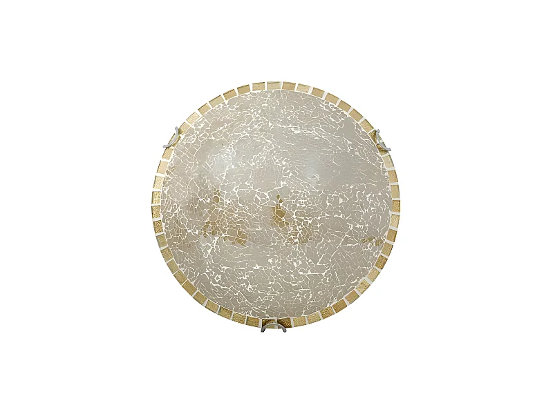 Mosaïque de plafond semi-sphérique en couleur or modèle Tenor FABRILAMP