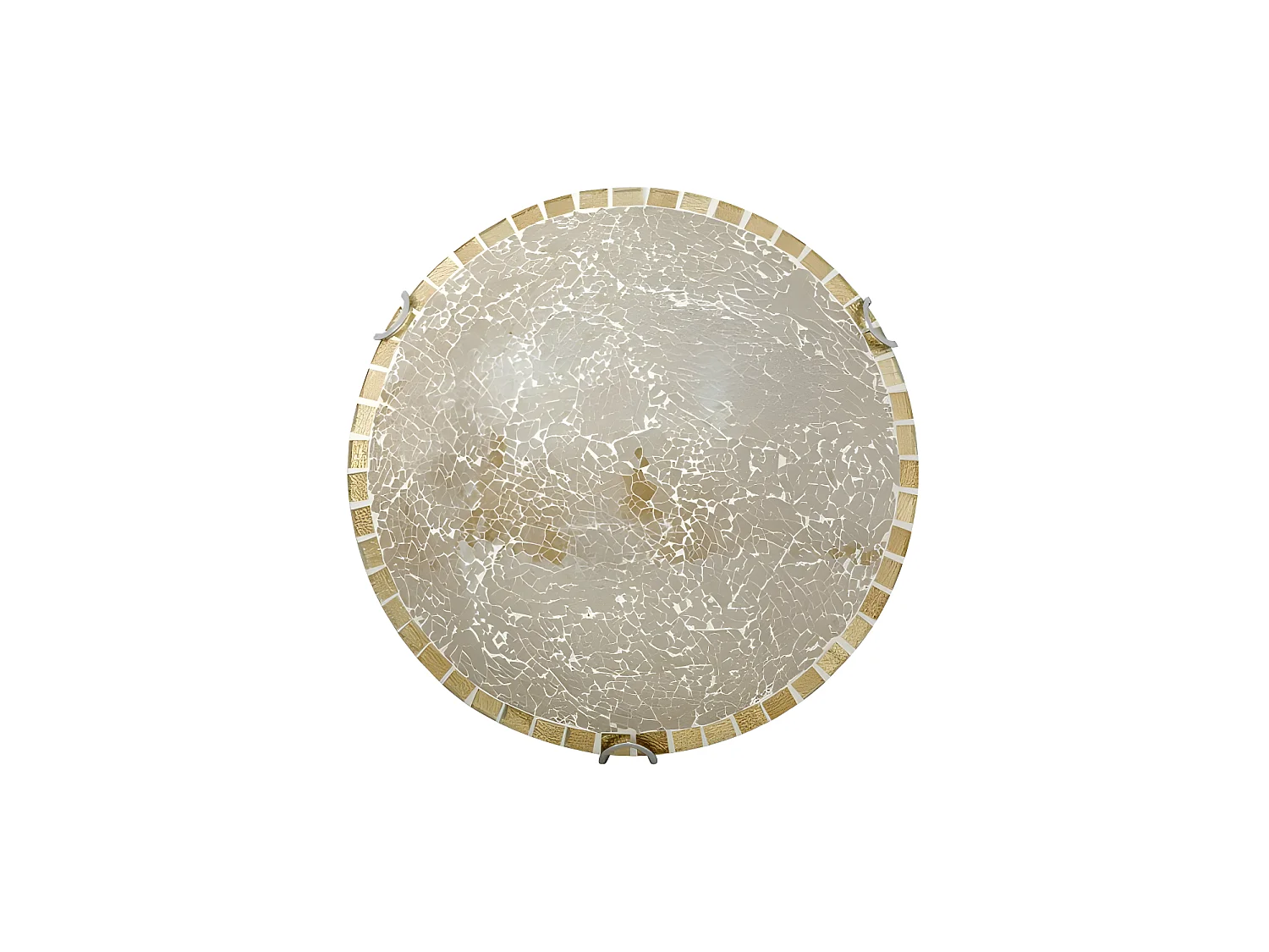 Mosaïque de plafond semi-sphérique en couleur or modèle Tenor FABRILAMP