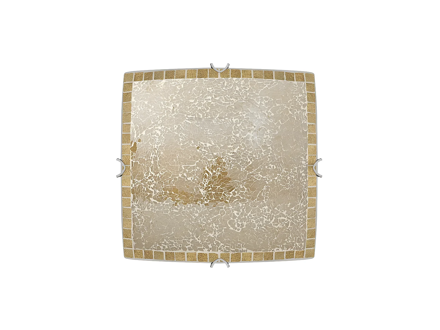 Soffitto quadrato modello Tenor gold FABRILAMP