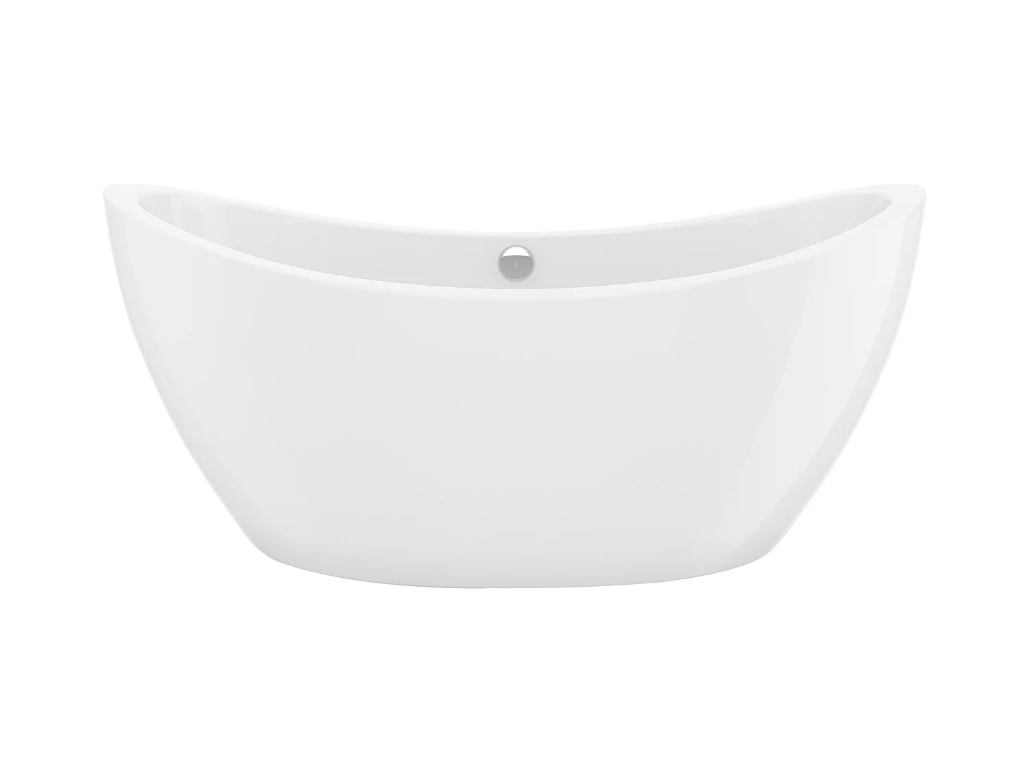 Baignoire îlot design blanche  - 225L - 170 x 83 x 77cm - ALDA