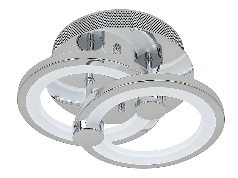 Plafon Led 3 Temperaturas Sydney Cromo 32w