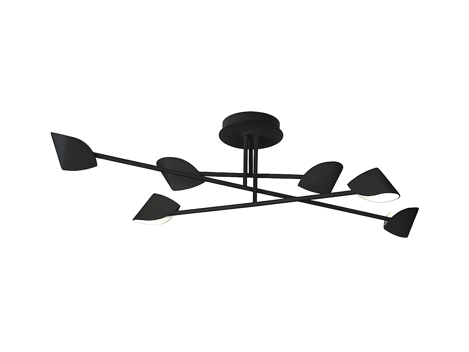 Semi-plafond CAPUCCINA led noir 44.5w MANTRA