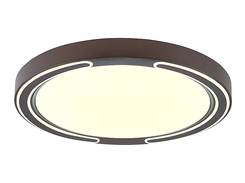 Plafondnier marron ASHER led 72w dimmable FABRILAMP