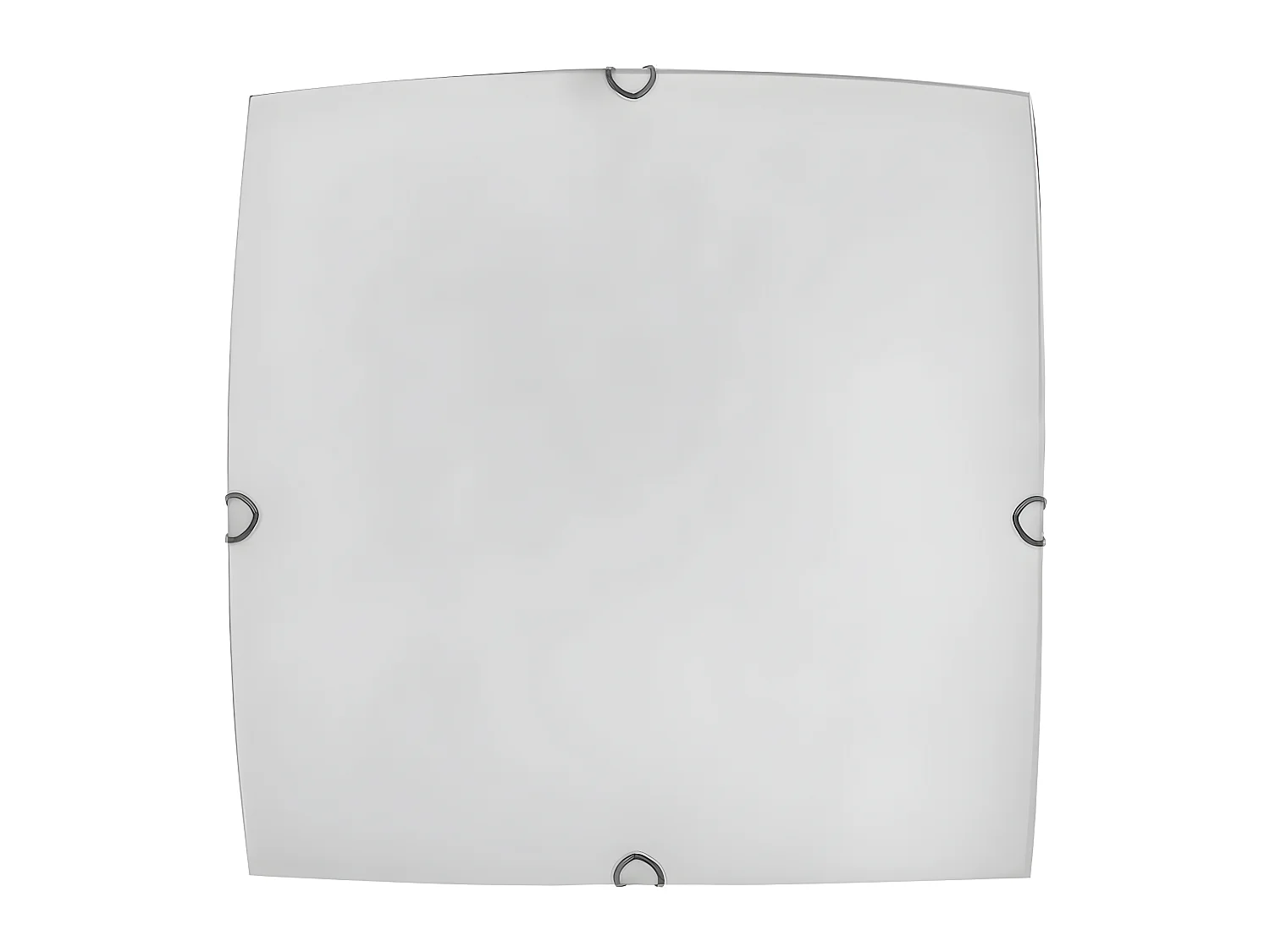 Plafondd carré modèle AYLA blanc 3 lumières FABRILAMP