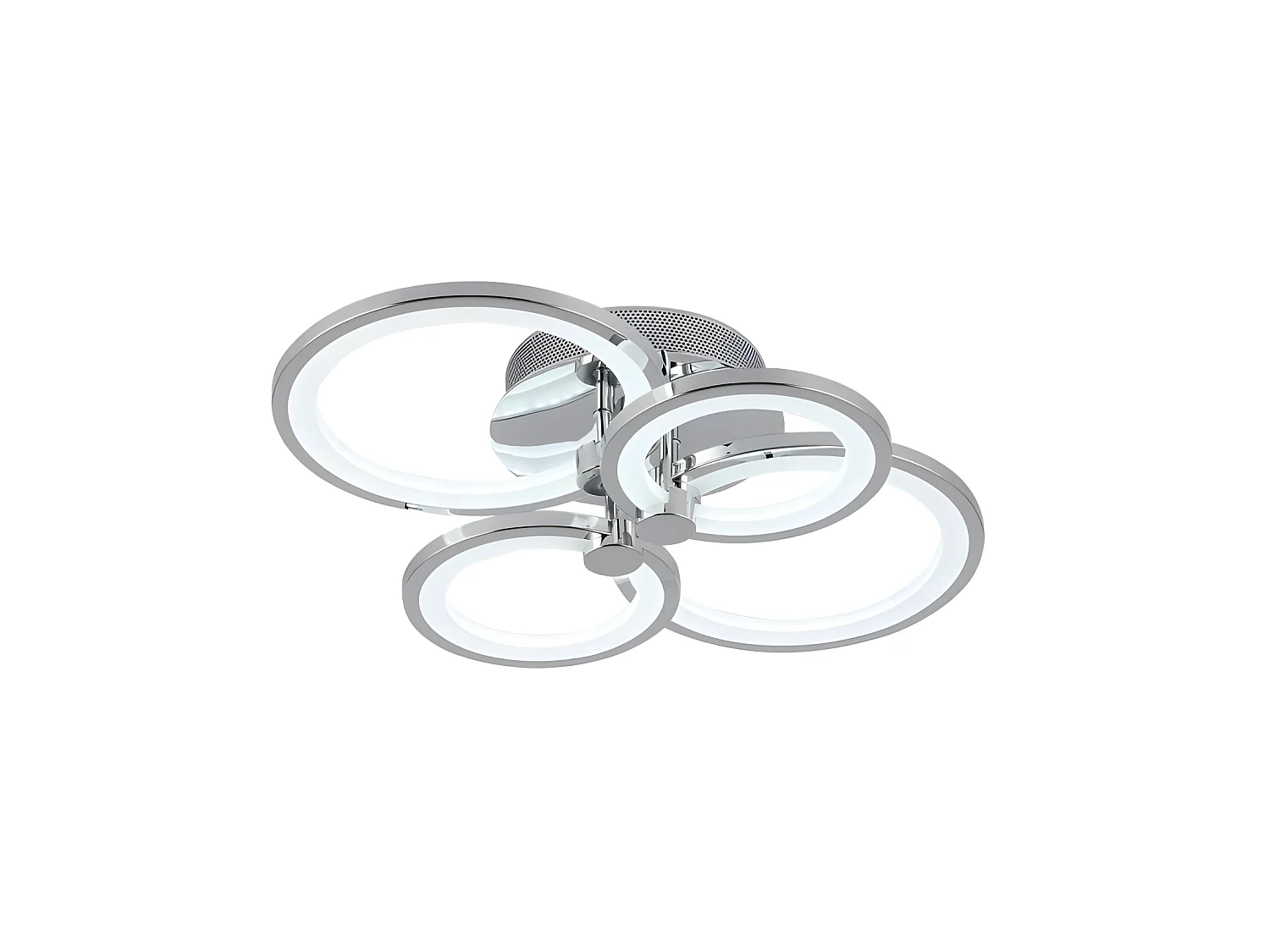 Plafond Sydney 76w 3000-4000-6500k Chrome 13,5x55x41 Cm 10260lm Dimmable, mémoire ET C.remote