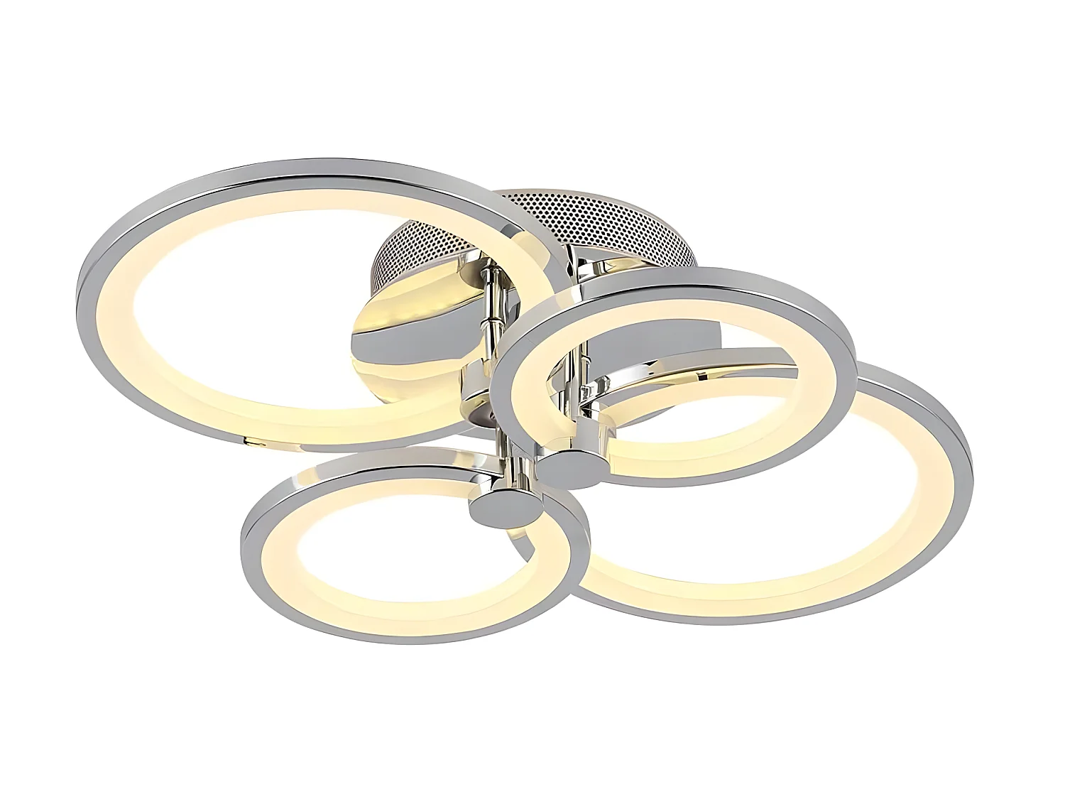 Plafond Sydney 76w 3000-4000-6500k Chrome 13,5x55x41 Cm 10260lm Dimmable, mémoire ET C.remote