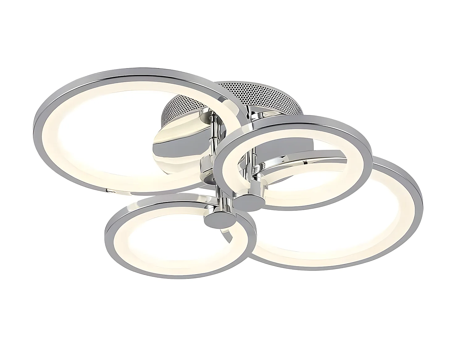 Plafond Sydney 76w 3000-4000-6500k Chrome 13,5x55x41 Cm 10260lm Dimmable, mémoire ET C.remote