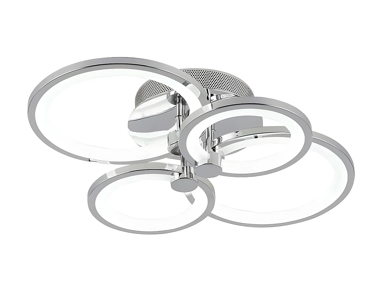 Plafond Sydney 76w 3000-4000-6500k Chrome 13,5x55x41 Cm 10260lm Dimmable, mémoire ET C.remote