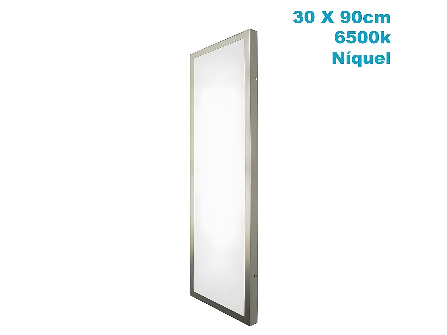 Downliight Superficie De 72w Modelo Plano En Niquel