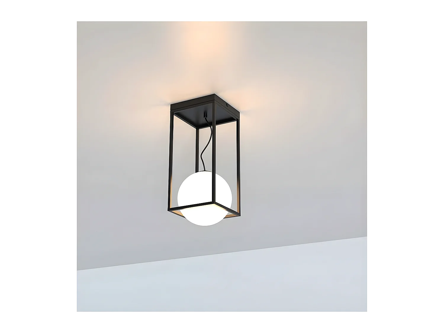 Semi-Plafond avec module métallique DESIGUAL avec tulipe sphérique MANTRA