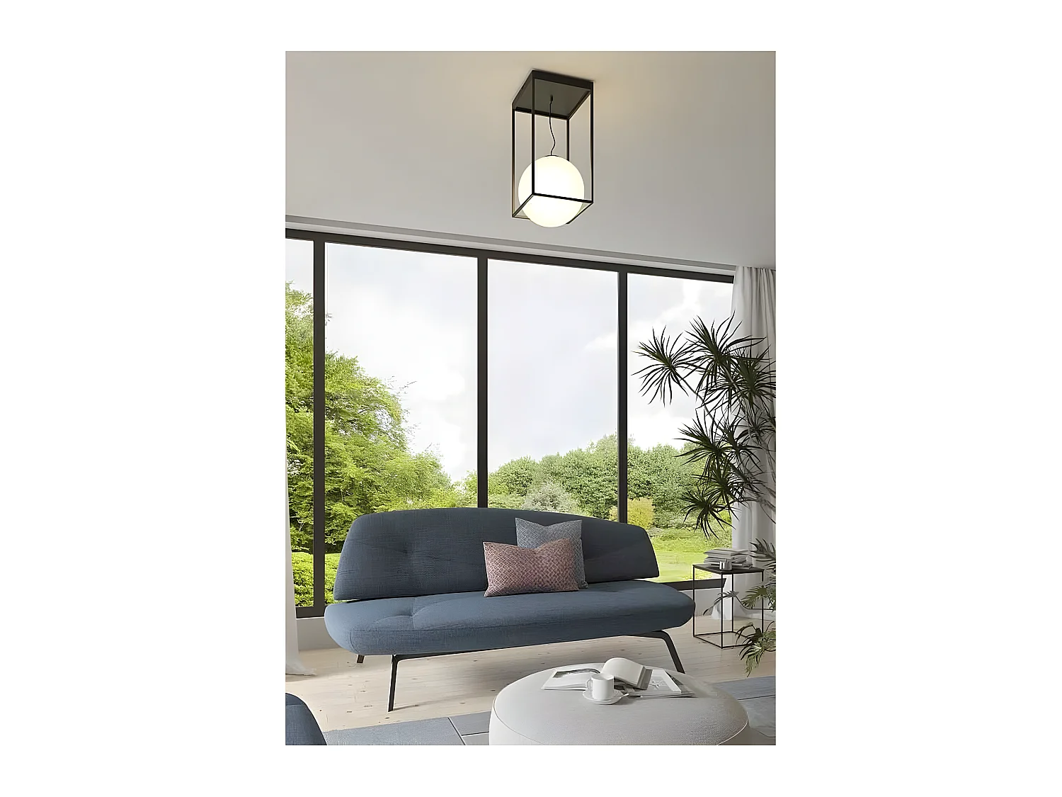 Semi-Plafond avec module métallique DESIGUAL avec tulipe sphérique MANTRA