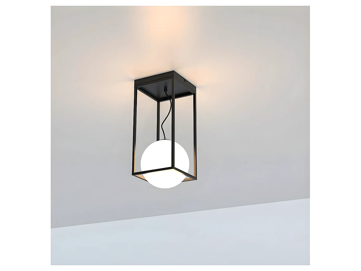 Semi-Plafond avec module métallique DESIGUAL avec tulipe sphérique MANTRA